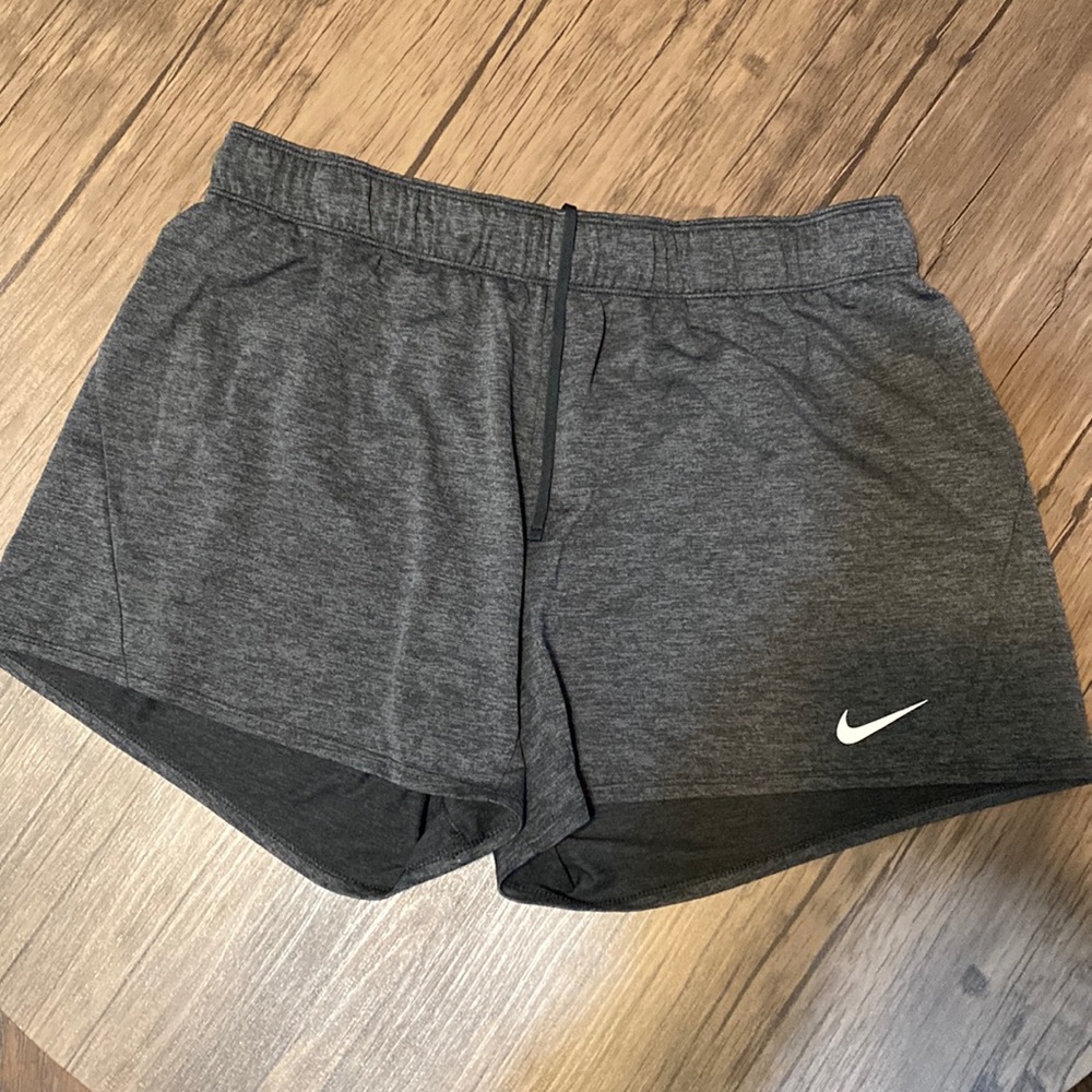 Womens Nike Shorts - Heather Gray